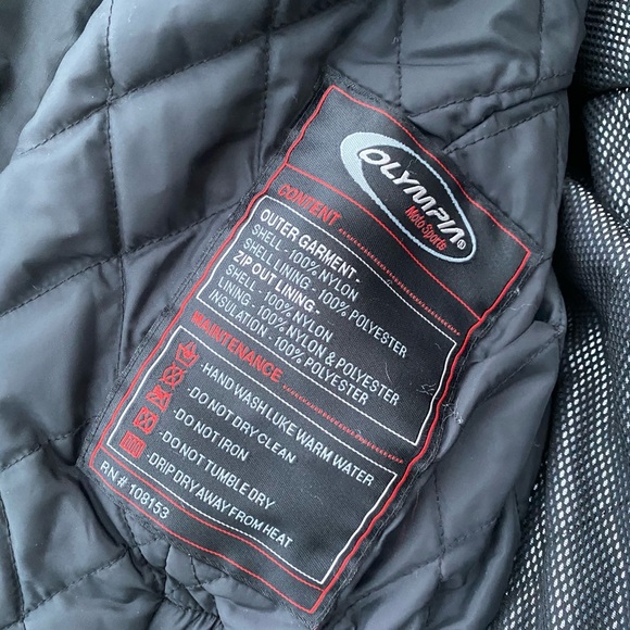 $300 Olympian motorcycle jacket size small - Picture 7 of 13